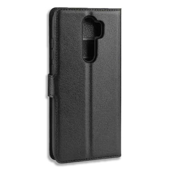 Чохол книжка з кишенями для карт на Xiaomi Redmi Note 8 Pro колір Чорний | Зображення 4