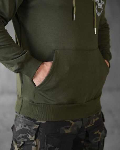 Худі maklin олива череп НП4892 | Зображення 4