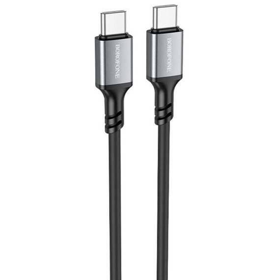 Дата кабель Borofone BX83 Famous PD60W Type-C to Type-C (1m) Black