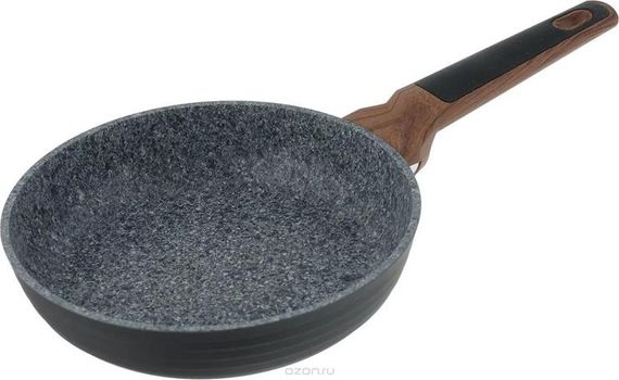 Сковорода Fissman Diamond Grey Ø28см з 5-шаровим антипригарним покриттям