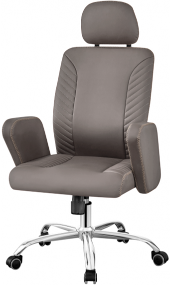 Кресло офисное GT Racer B-2380 Gray | Зображення 1