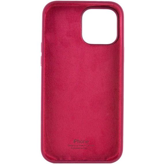 Чохол Silicone Case Full Protective (AA) для Apple iPhone 13 Pro Max (6.7") Бордовий / Maroon | Зображення 1