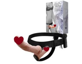 Страпон с вибрацией с 2-мя вибромоторами ULTRA PASSIONATE HARNESS STRAP-ON, BW-022060 Sex Aura