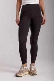 Утеплені жіночі лосини з утягуючим поясом - темно-коричневий цвет, L (є розміри)