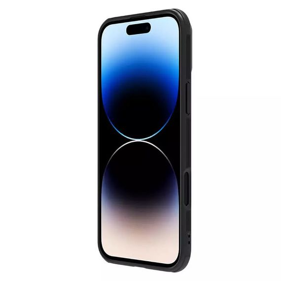 Карбоновая накладка Nillkin CamShield Pro для Apple iPhone 16 Pro (6.3") Black | Зображення 3