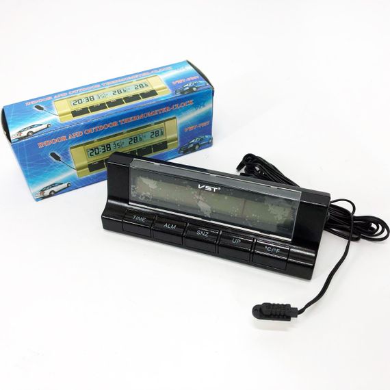 Авточасы с термометром VST-7037 RU-87 | Зображення 8