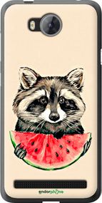Чохол на Huawei Y3II / Y3 2 Єнотик з кавуном "4605t-495-2448"