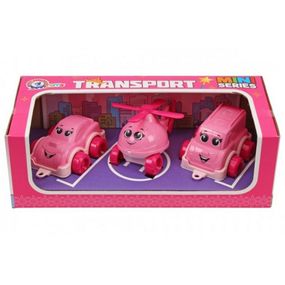 Детский игрушечный набор "Транспорт Мини" 8003TXK в наборе 3 штуки