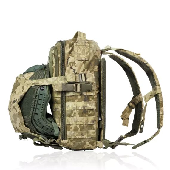 Тактичний рюкзак DP20 Піксель, військовий рюкзак Ukrarmor укрармор, штурмовий рюкзак ЗСУ страйкбол подорожі 20л MOLLE | Зображення 7