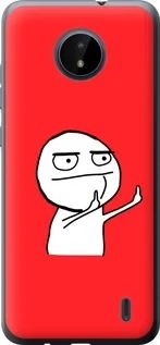 Чохол на Nokia C20 Мем із силікону FCh_013235