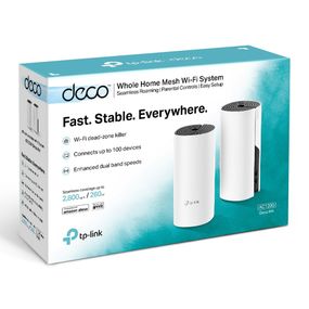 Маршрутизатор TP-LINK DECO M4 3PK AC1200 2xGE LAN/WAN MU-MIMO MESH (DECO-M4-3-PACK)