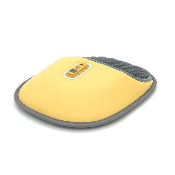 Грілка для ніг ХВ-001 USB, PV-шкіра/PVC, регульована температура, індикатор, 18W, бежевий + перехідник | Зображення 2