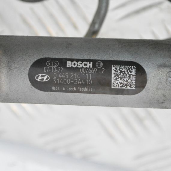 Паливна рампа 1.6 CRDI Kia Ceed 2006-2012 Рейка розподільник палива Кіа Сід 314002A410 0445214111 | Зображення 2