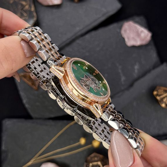 Годинник наручний Awarder 049 Silver-Gold-Green | Зображення 3