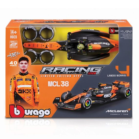 Авто-конструктор MCLAREN MCL38 Bburago 18-28511 масштаб (1:24) | Зображення 5