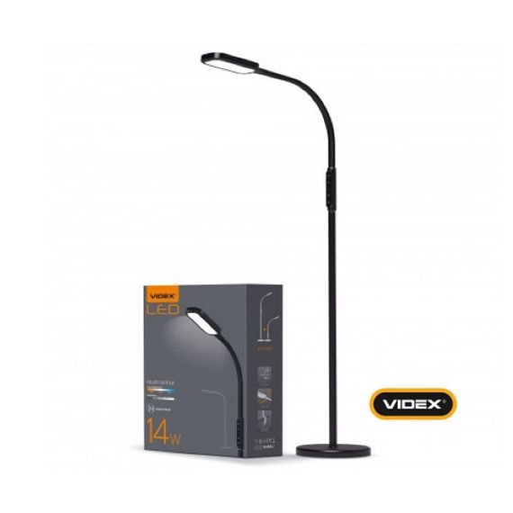 2 в 1 светодиодный торшер - настольная лампа VIDEX VL-TF07B 14W 3000-5500K 220V с регулировкой яркости, | Зображення 3