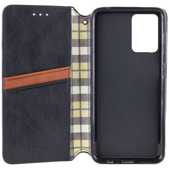 Кожаный чехол-книжка GETMAN Cubic (PU) для Xiaomi Redmi A5 / Poco C71 Черный | Зображення 2