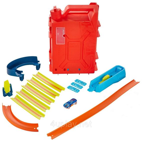 Игровой набор Трек Хот Вилс Канистра для трюков Турботрюки Hot Wheels Track Builder Fuel Can Stunt Box | Зображення 1