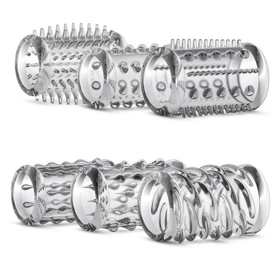 Набір насадок STAY HARD COCK Sleeve KIT CLEAR | Зображення 2