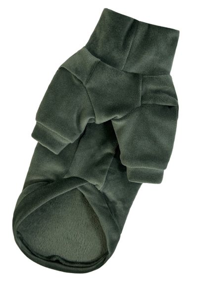 Светр для котiв велюр NEW хакi SC-17 | Зображення 1