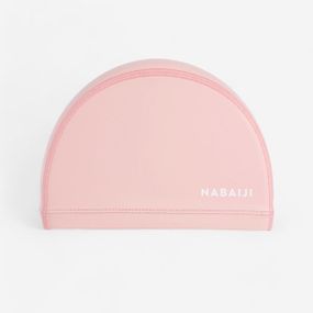 Шапочка для плавання текстильно-силіконова рожева - S 53-56cm