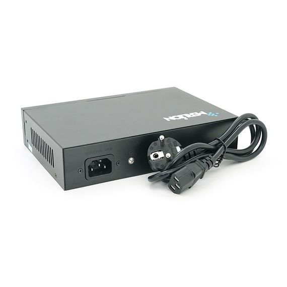 POE коммутатор Merlion 4 POE 10/100 + 1Single Fiber Tx1310nm 20km + встроенный блок питания 52V 1.38A | Зображення 2