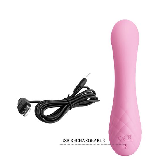 Вибратор - Pretty Love Ron Vibrator Pink Sex Aura | Зображення 1