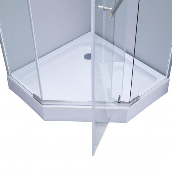 Душова кабіна Lidz Dozorca SC90x90.CRM.LOW.TR LDSC9090CRMLOWTR | Зображення 5