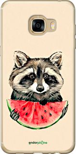 Чохол на Samsung Galaxy C5 C5000 Єнотик з кавуном "4605t-301-2448"