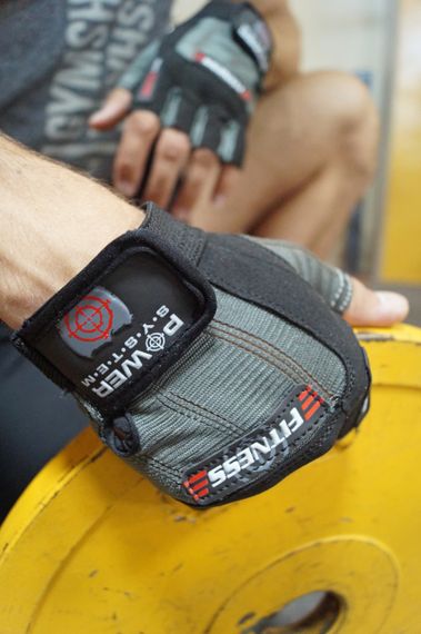 Рукавички для фітнесу Power System PS-2300 Fitness Grey/Black S | Зображення 8