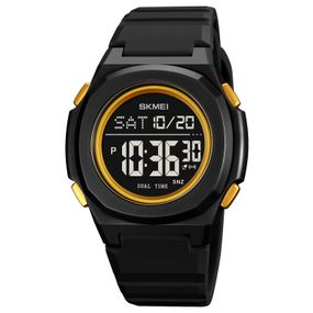Чоловічий годинник Skmei 2023BKGD-BK Black-Gold Black