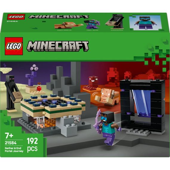 LEGO Minecraft 21584 Подорож через Нижній світ та портал Краю