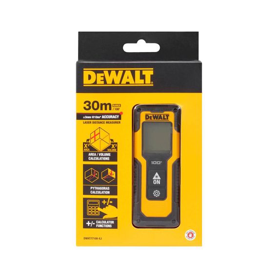 Далекомір лазерний 30м DeWALT DWHT77100 | Зображення 3