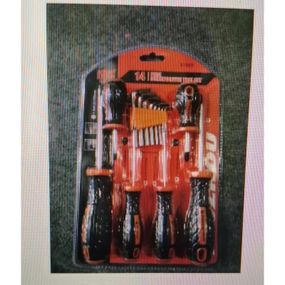 Набір викруток 14 в 1 з ергономічною ручкою XPRO Screwdriver Set (43774-_209)