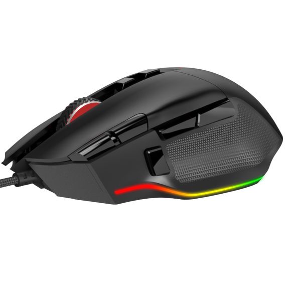 Мишка AOC AGM600 ігрова, 16000dpi., 10кн., RGB PMW3389 Kailh switch чорна | Зображення 5