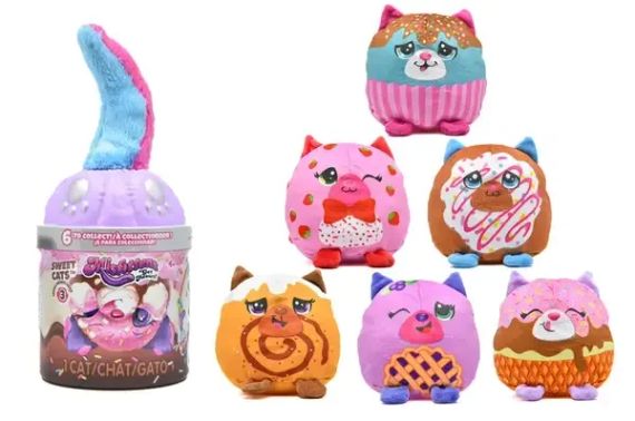 М’яка іграшка MISFITTENS MINI W3 – КОТИК У БАНЦІ 03948(W3) в асортимені