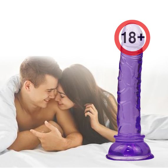 Фіолетовий фалоімітатор We Love Velvet Touch з присоскою 12*2.2 cm | Зображення 8