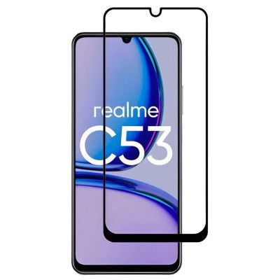 Стекло защитное BeCover Realme C53 Black (710105) | Зображення 1