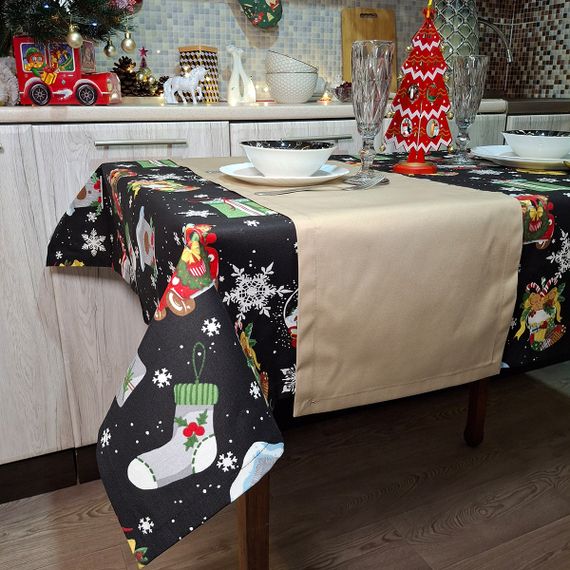 Ранер SoundSleep Loisa водостійкий 30х100 см бежевий (2800004658430) | Зображення 5