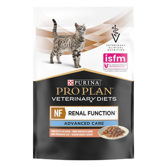 Влажный лечебный корм Purina Pro Plan Veterinary Diets NF Renal для кошек при болезнях почек с лососем 30шт85г | Зображення 4