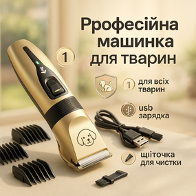 Машинка для ухода за шерстью животных, Машинка для стрижки любой шерсти Тримминг собак и кошек TB-42