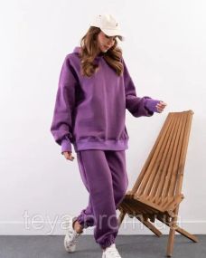 Спортивний костюм для жінок колір бузковий розміри S, M, L, XL, XXL, 3XL FI_009093