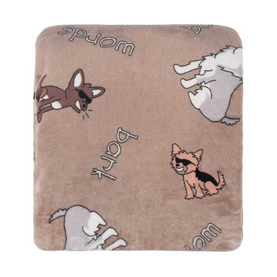 Плед Ardesto Flannel 160х200см, 100% поліестер, песики в окулярах (ART0129PB) | Зображення 4