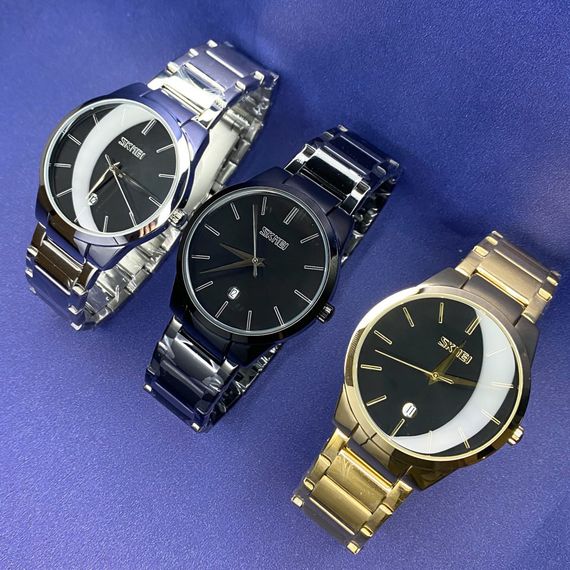 Чоловічий годинник Skmei 9140BK All Black | Зображення 3