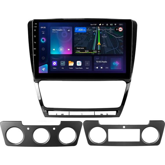 Штатна магнітола Teyes CC3L 4+32 Gb Skoda Octavia 2 A5 2008-2013 10" black