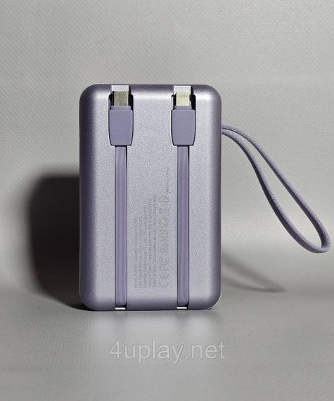 Повербанк JOYFAR Power Bank 30000mAh 65W со встроенными кабелями | Зображення 7