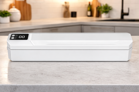 Вакуумный упаковщик пакетов Vacuum Sealer / Автоматический бытовой вакууматор с пакетами, вакуумайзер для упаковки и хранения пищи