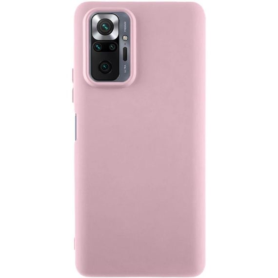 Чехол Silicone Cover Ummi Lakshmi (AA) для Xiaomi Redmi Note 10 Pro / 10 Pro Max Розовый / Pink Sand