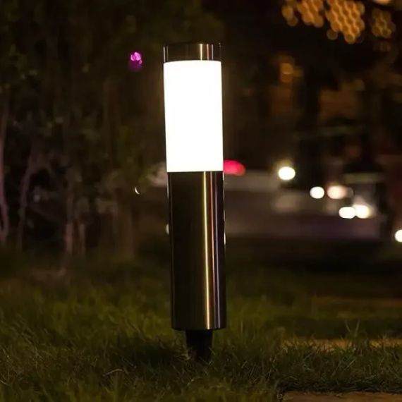 Світильники для газону Warm Solar Pillar Light Світлодіодний світильник на сонячній батареї 2шт | Зображення 1