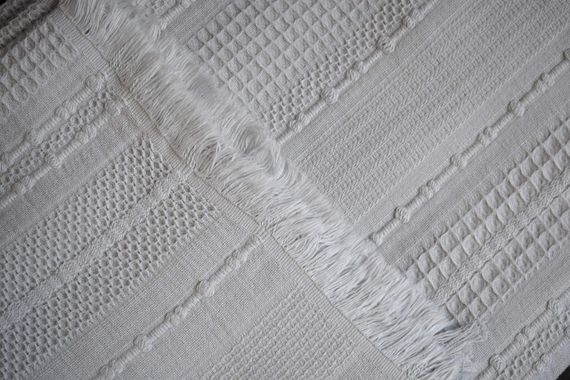 Вафельне простирадло-покривало First Choice Sole 220×240 см. Gri | Зображення 2